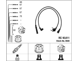 RC-VL611 ATEŞLEME KABLOSU