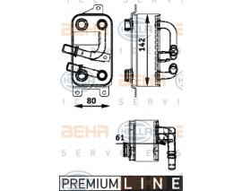 SANZIMAN YAG SOGUTUCU PREMIUM LINE BMW E60 E65 M54