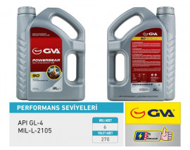 ŞANZIMAN YAĞI 90W API GL-4 3 LT