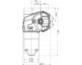 SİLECEK MOTORU 0390243610