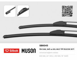 SİLECEK SÜPÜRGESİ 600/450mm MUZ TİPİ C2 03 C3 02 MGN II 02-05 SANTA FE 07 SORENTO 02