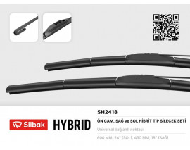SİLECEK SÜPÜRGESİ 600/450MM MUZ TİPİ HR-V 06/15-İ30. CW FD. FGH 04/10-CEE D. PRO CEE D 02/10-SPO HYUNDAI ELANTRA VII SALOON CN7 03-20