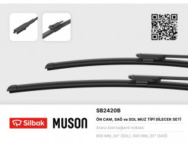 SİLECEK SÜPÜRGESİ 600/500mm MUZ TİPİ LAND ROVER FREELANDER