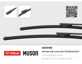 SİLECEK SÜPÜRGESİ 650/400MM MUZ TİPİ CORSA D