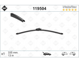 SİLECEK SÜPÜRGESİ ARKA GOLF5-GOLF6-POLO-IBIZA-TIGUAN 335 mm