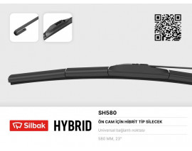 SİLECEK SÜPÜRGESİ HYBRID TİPİ 580mm ÜNİVERSAL