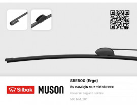 SİLECEK SÜPÜRGESİ MUZ TİPİ 500mm ÜNİVERSAL KANCALI ERGONOMİK