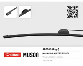 SİLECEK SÜPÜRGESİ MUZ TİPİ 700mm ÜNİVERSAL KANCALI ERGONOMİK