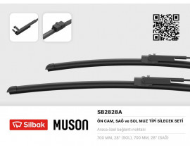 SİLECEK SÜPÜRGESİ MUZ TİPİ GALAXY 00 06 ALHAMBRA-SHARAN 00 10 VW GOLF PLUS 05 S P407-C6 05 OLCU: 700 / 700MM