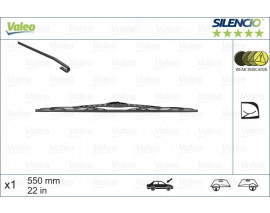 SILECEK SUPURGESI ON SAG 550mm MERCEDES C-CLASS W203 S203 CL203 SWF