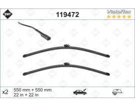 SILECEK SUPURGESI TAKIMI 550mm / 550mm MERCEDES W246 W205 S205 C205 A205 N293 X253 C253 SWF