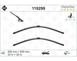 SILECEK SUPURGESI TAKIMI 600mm / 600mm MERCEDES W204 S204 C204 C218 X218 W212 S212 C207 A207 SWF