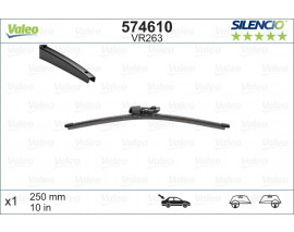 SİLENCİO VR263 X1 250MM ARKA SCIROCCO SİLENCİO X-TRM FLAT BLADE MUZ TİPİ SİLECEK BİNEK