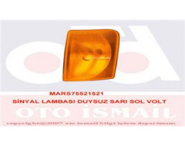 SİNYAL LAMBASI DUYSUZ SARI SOL VOLT 521517