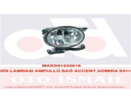 SİS LAMBASI AMPULLÜ SAĞ ACCENT ADMIRA 03