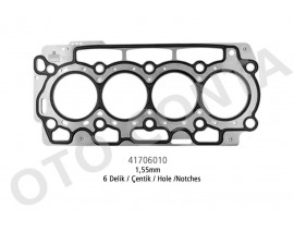 SKC ÇELİK MLS 1.55mm 6 DELİK P206-BIPPER-NEMO-FIESTA 1.4 HDİ 8HS-8HT-8HX-DV4TD
