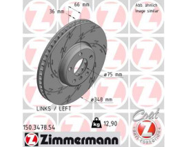 SOL FREN DİSKİ BMW 5 F10 -5 GRAN TURİSMO F07 -5 TOURİNG F11 -6 CONVERTİBLE F12 -6 COUPE F13 0986479W19-DF6611S