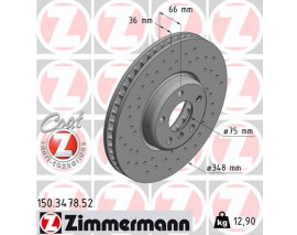 SOL FREN DİSKİ BMW 5 F10 -5 GRAN TURİSMO F07 -5 TOURİNG F11 -6 CONVERTİBLE F12 -6 COUPE F13 DELİKLİ -0986479W19-DF6611S