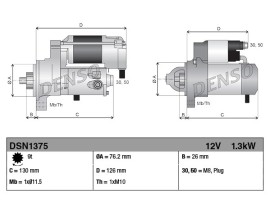 STARTER BMW 1 E81. E87 03-12