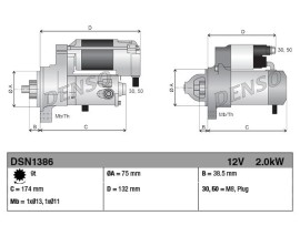 STARTER HONDA ACCORD VIII 08-