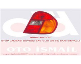 STOP LAMBASI DUYSUZ SAĞ CLIO 00-03 SARI SİNYALLİ