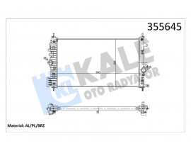 SU RADYATÖRÜ BRAZING OPEL INSIGNIA A 09 17 OTOMATİK 1.6 CDTI - 2.0 CDTI B16DTH-DTJ-B20DTH