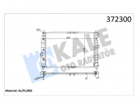 SU RADYATÖRÜ CHEVROLET AVEO-KALOS 1.4 OTOMATİK AL/PL/BRZ 600x418x16