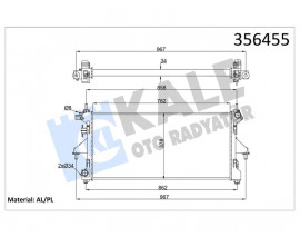 SU RADYATÖRÜ FIAT DUCATO 2.3D 06 MT MEKANİK 782x378x34 3062308080