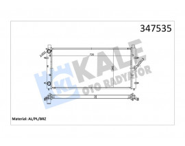 SU RADYATÖRÜ VW TRANSPORTER IV 1.8 1.9D-TD 2.4 2.5TDI 92-03 MT AC NAC BRAZING 720x348x32 701121253K-701121253M