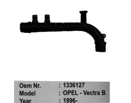SU TEVZİ BORUSU VECTRA B X16-XEL
