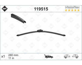 SWF VisioFlex Flat Blade X1 280 mm ARKA VW PASSAT 6 Variant 05 - POLO 5 TDI/ GTI Ltd Editio