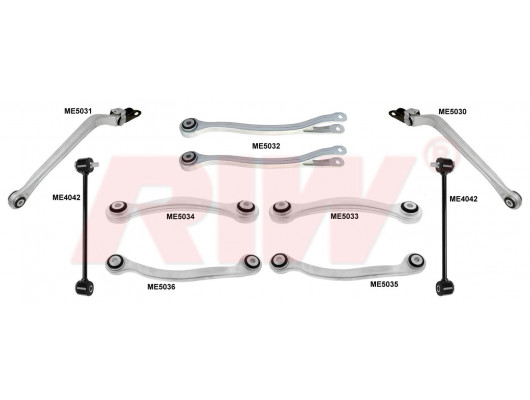 TAMİR KİTİ ARKA MERCEDES-CLS-C219 2004-2010 MERCEDES-E CLASS-W211 2003-2009 MERCEDES-SL-R230 2001-20 12