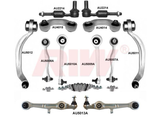 TAMİR KİTİ ÖN AUDI-A4-8E2 8E5 B6 2000-2004 AUDI-A4-8EC B7 2004-2008