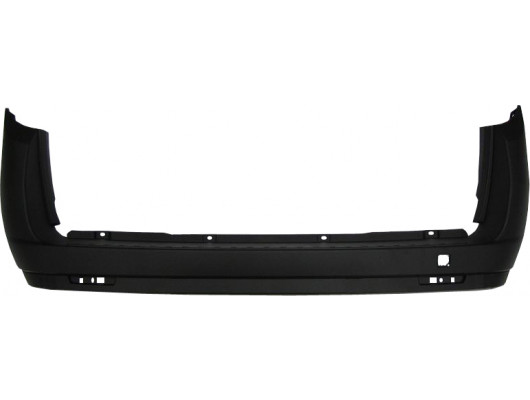TAMPON ARKA SİYAH TEK BAGAJ KAPAKLI FIAT DOBLO 2009-2015