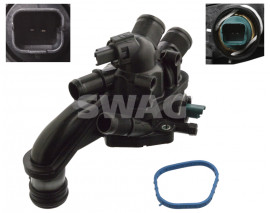 TERMOSTAT 105C KOMPLE P3008-P308-RCZ-P207-P508-P208-P5008-C4-C4 PICASSO-DS3-DS5-C5 III 1.6 TURBO 16V EP6DT-EP6CDT -MINI COOPER 1.6 THP 16V N14B16A-N14B16C