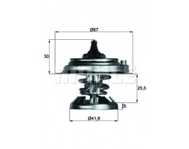 TERMOSTAT 85 C MERCEDES OM601 OM602 OM603 OM605 OM611 OM612 W124 W201 W210 W460 W461 W463 B901 B904
