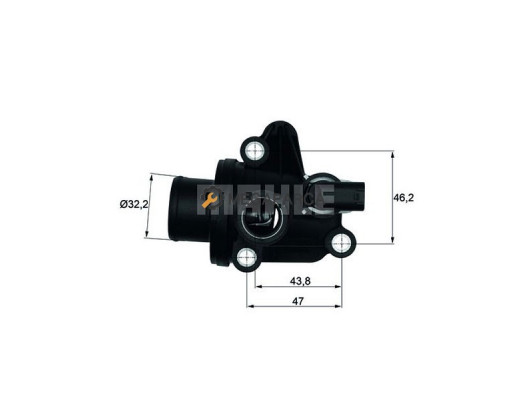 TERMOSTAT 87 C MERCEDES OM668 W168 W414