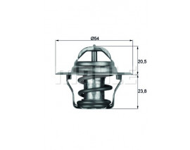 TERMOSTAT BORA-CADDY-GOLF-PASSAT-POLO-T5-SHARAN-OCTAVIA-FABIA-TOLEDO-IBIZA-CORDOBA-A3-A4-A6-TT 87C