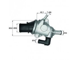 TERMOSTAT KOMPLE ALFA ROMEO 156 932 88C