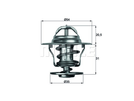 TERMOSTAT LGN-ASTRA-GOLF-JETTA-PASSAT-CORDOBA-IBIZA-TOLEDO-CADDY 87C