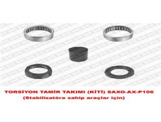 TORSİYON TAMİR TAKIMI KİTİ SAXO-AX-P106 Stabilizatöre sahip araçlar için x