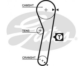 TRİGER KAYIŞI 095x254 DAIHATSU CHARADE 1.5 16V 94-99 -1.6 16V 93-96 FEROZA GRAN MOVE CT788