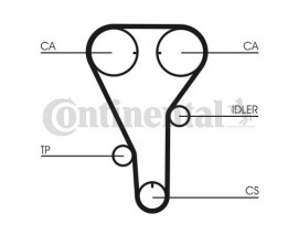 TRİGER KAYIŞI 135x254 FORD MAZDA 323 626 MPV MX6 2.0 16V 91-03 5341XS