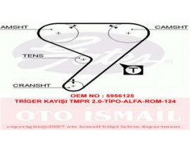 TRİGER KAYIŞI 142x180 ALFA ROMEO FIAT TEMPRA 1.8IE 8V 90-96 1.8SX 8V 93-96 TOFAS FIAT2.0IE CT608