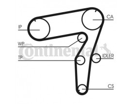 TRİGER KAYIŞI 193x240 BRAVA-DOBLO-MAREA-STRADA 1.9 TD LANCIA KAPPA 2..4 5462XS