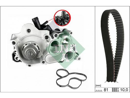 TRİGER KAYIŞI SU POMPASI VW CADDY-GOLF VII 1.2 TSI 15 POLO 1.2 14 AUDI A3 1.2 TFSI 13