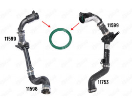 TURBO BORUSU CONTASI KANGOO-MEGANE III-FLUENCE 1.5 DCİ K9K