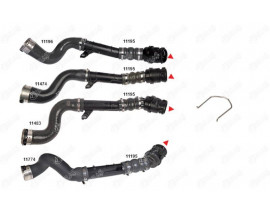 TURBO BORUSU SEKMANIPLASTİK BORU HARİÇOK İLE GÖSTERİLEN SEKMAN DACIA DUSTER HS 1.5 dCi 4x4 K9K 658