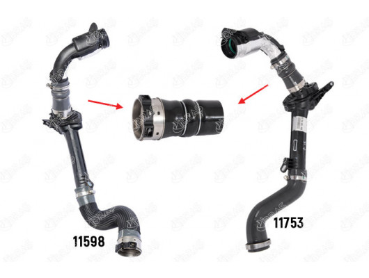 TURBO HORTUMU KÜÇÜK PLASTİK PARÇA HARİÇ MEGANE III-FLUENCE 1.5 DCI 11