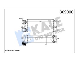 TURBO INTERCOLL RADYATORU TRANSIT COURIER FIESTA VI 08 B MAX ECOSPORT 13 1.5TDCI 1.6TDCI